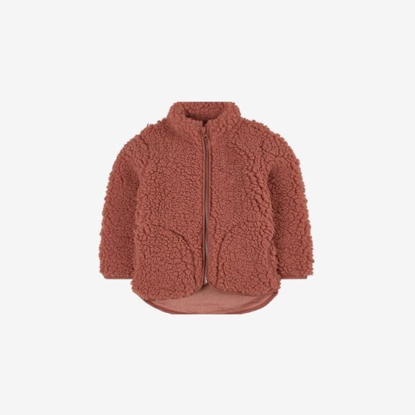 Dayton Teddy Fleece Jacket Burnt